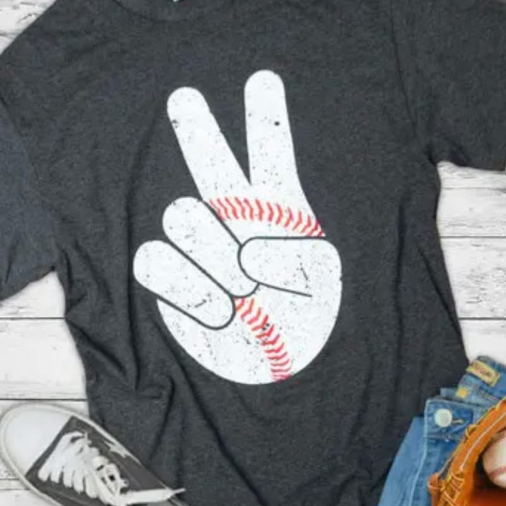 Peace Baseball Tee